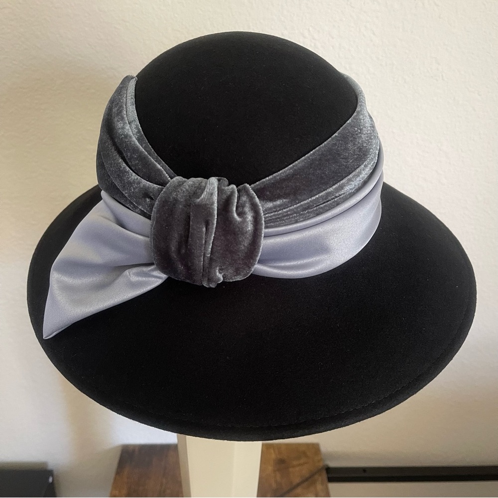 EE British wool hat wide brim elegant wild wool ha